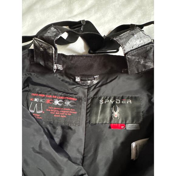 Spyder BOYS PROPULSION PANTS - BLACK CAMO size 10 - Picture 2 of 5